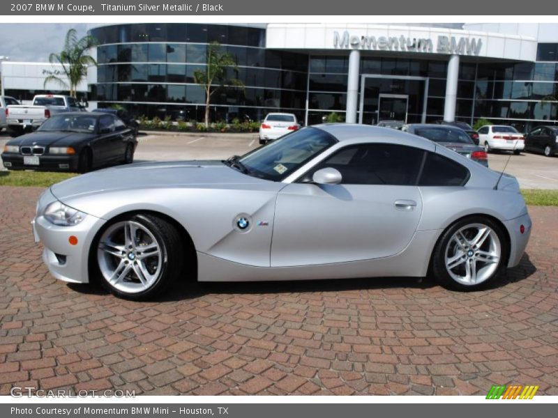 Titanium Silver Metallic / Black 2007 BMW M Coupe