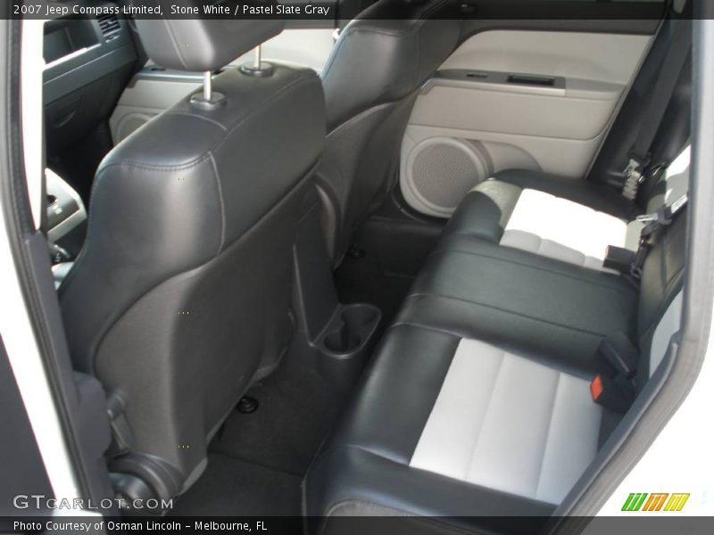 Stone White / Pastel Slate Gray 2007 Jeep Compass Limited