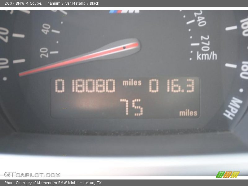 Titanium Silver Metallic / Black 2007 BMW M Coupe