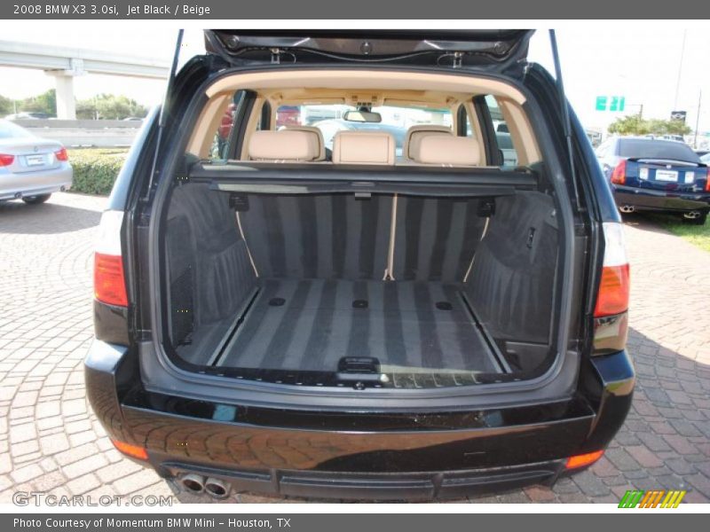 Jet Black / Beige 2008 BMW X3 3.0si