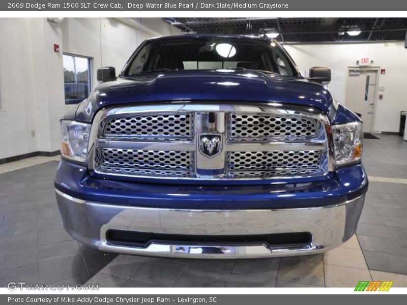 Deep Water Blue Pearl / Dark Slate/Medium Graystone 2009 Dodge Ram 1500 SLT Crew Cab