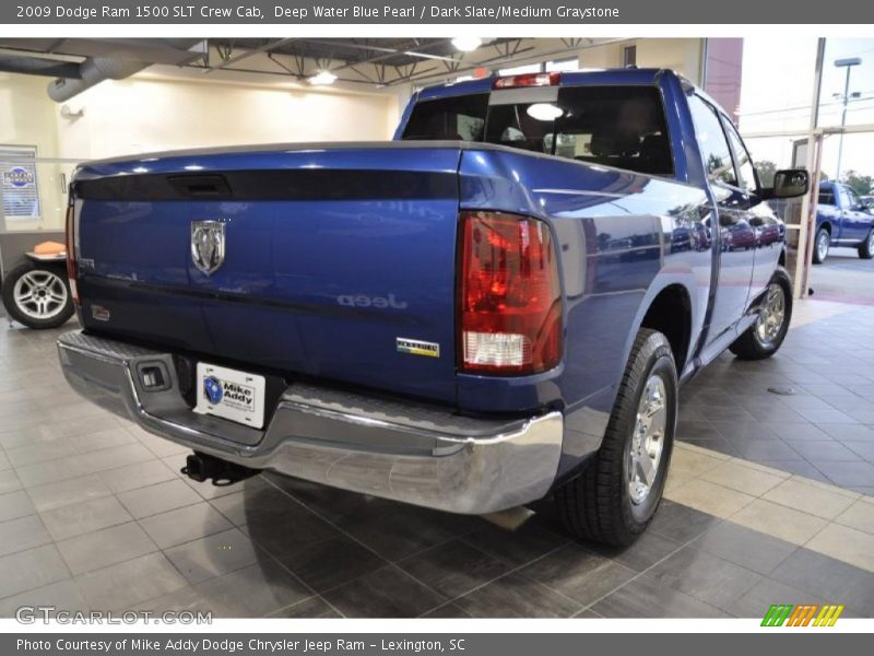 Deep Water Blue Pearl / Dark Slate/Medium Graystone 2009 Dodge Ram 1500 SLT Crew Cab