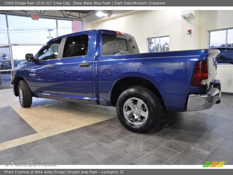 Deep Water Blue Pearl / Dark Slate/Medium Graystone 2009 Dodge Ram 1500 SLT Crew Cab
