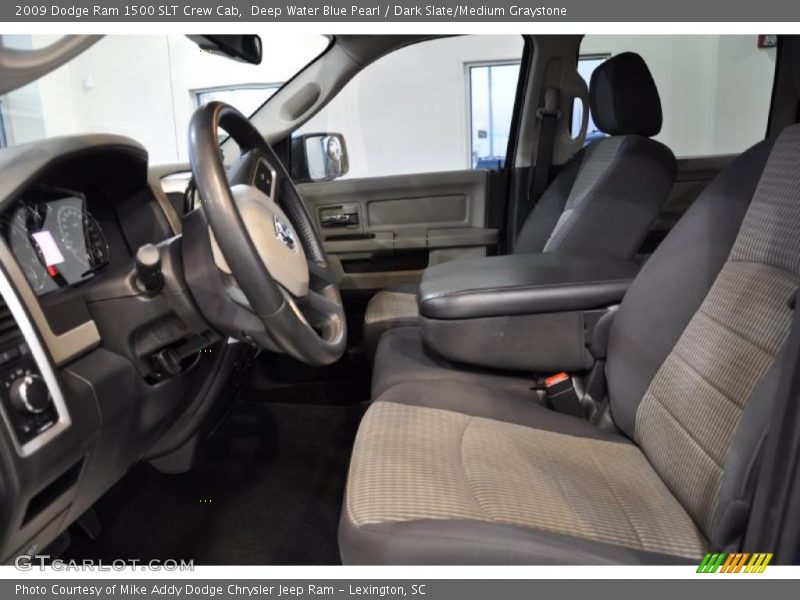 Deep Water Blue Pearl / Dark Slate/Medium Graystone 2009 Dodge Ram 1500 SLT Crew Cab