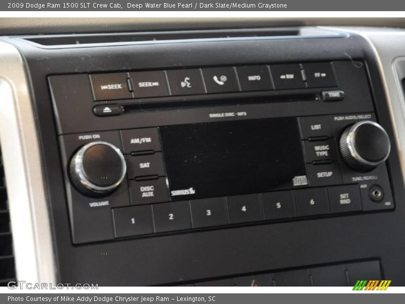 Deep Water Blue Pearl / Dark Slate/Medium Graystone 2009 Dodge Ram 1500 SLT Crew Cab
