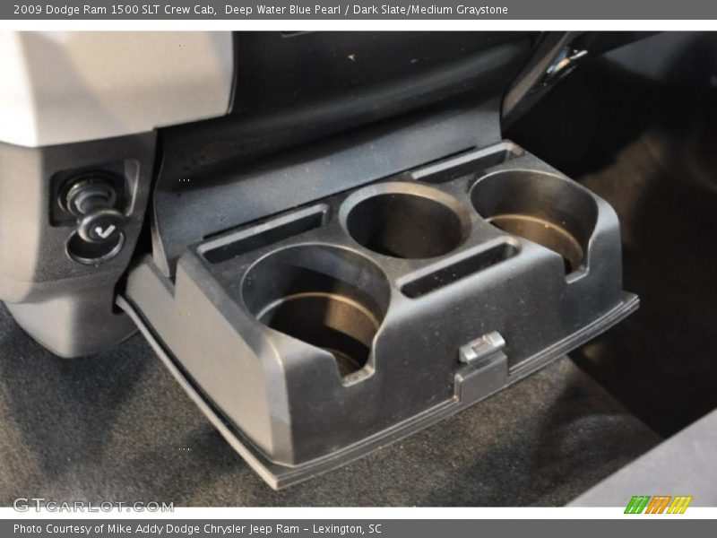 Deep Water Blue Pearl / Dark Slate/Medium Graystone 2009 Dodge Ram 1500 SLT Crew Cab
