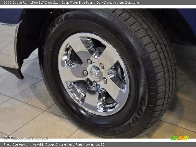 Deep Water Blue Pearl / Dark Slate/Medium Graystone 2009 Dodge Ram 1500 SLT Crew Cab