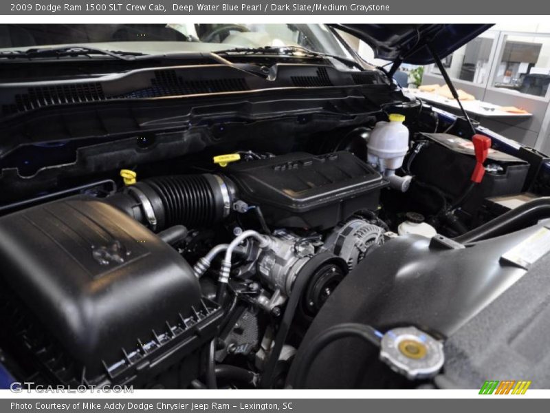 Deep Water Blue Pearl / Dark Slate/Medium Graystone 2009 Dodge Ram 1500 SLT Crew Cab
