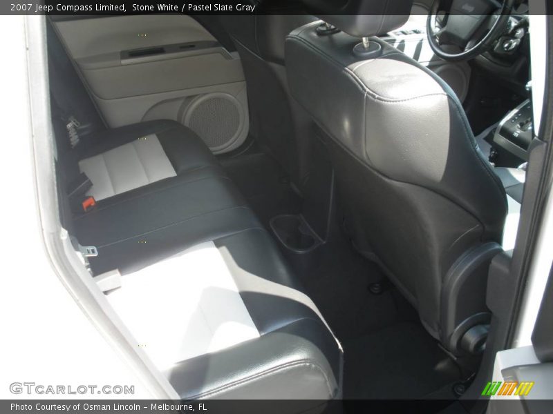 Stone White / Pastel Slate Gray 2007 Jeep Compass Limited