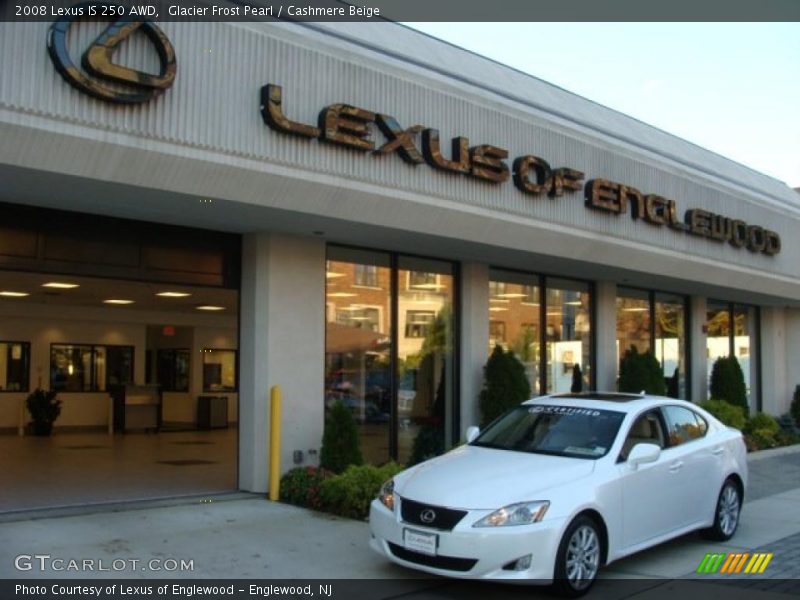 Glacier Frost Pearl / Cashmere Beige 2008 Lexus IS 250 AWD