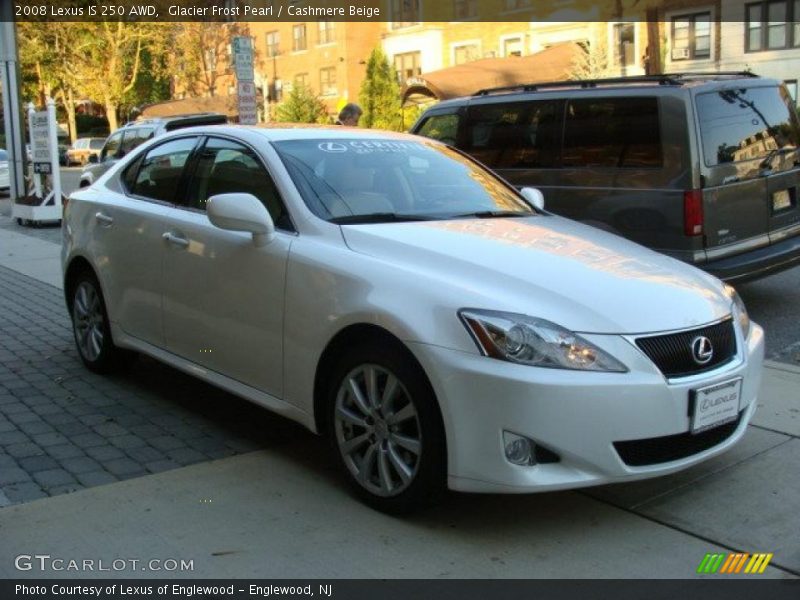 Glacier Frost Pearl / Cashmere Beige 2008 Lexus IS 250 AWD