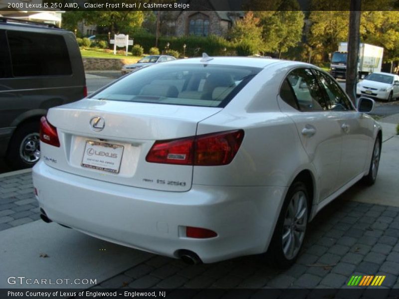 Glacier Frost Pearl / Cashmere Beige 2008 Lexus IS 250 AWD