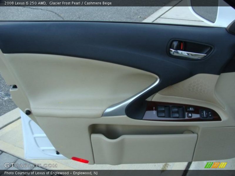Glacier Frost Pearl / Cashmere Beige 2008 Lexus IS 250 AWD