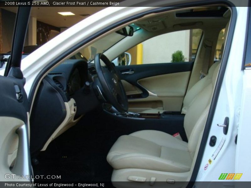 Glacier Frost Pearl / Cashmere Beige 2008 Lexus IS 250 AWD