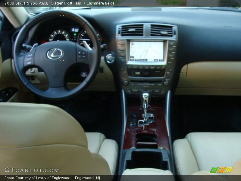 Glacier Frost Pearl / Cashmere Beige 2008 Lexus IS 250 AWD