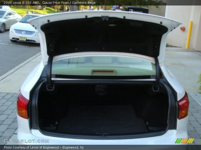 Glacier Frost Pearl / Cashmere Beige 2008 Lexus IS 250 AWD
