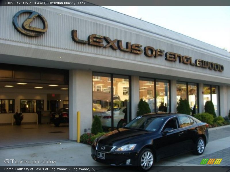 Obsidian Black / Black 2009 Lexus IS 250 AWD