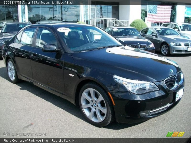 Jet Black / Black 2008 BMW 5 Series 535xi Sedan