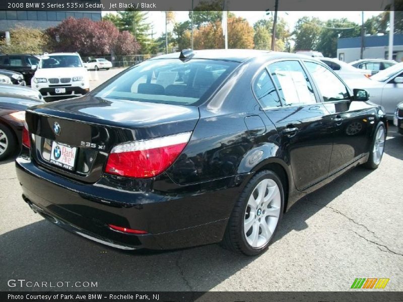 Jet Black / Black 2008 BMW 5 Series 535xi Sedan