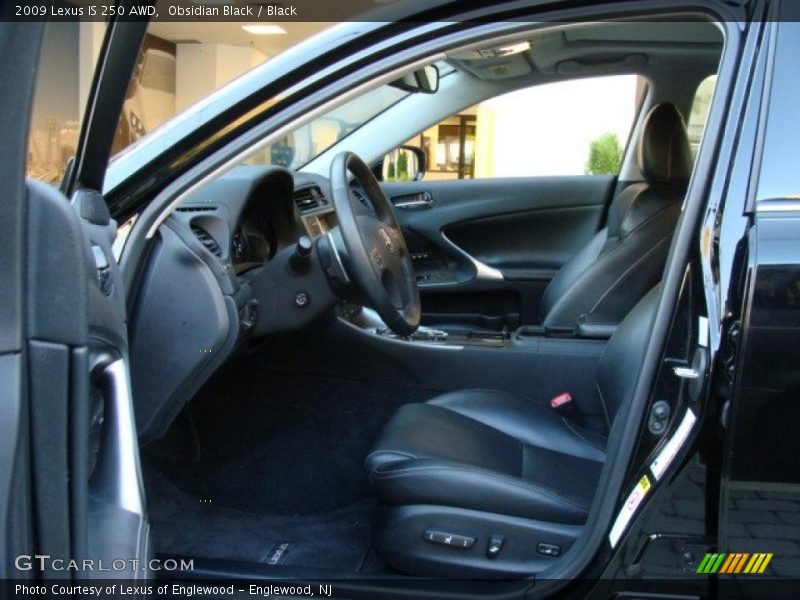 Obsidian Black / Black 2009 Lexus IS 250 AWD