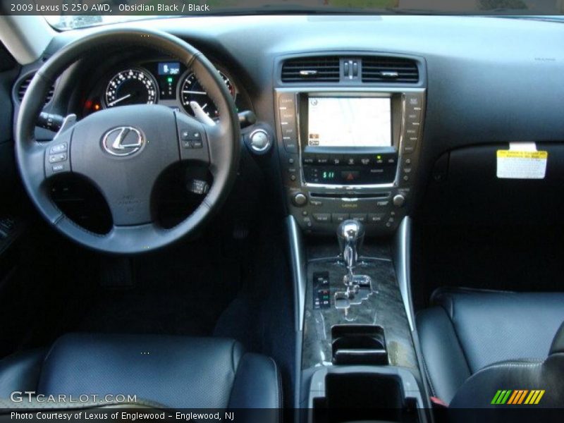 Obsidian Black / Black 2009 Lexus IS 250 AWD
