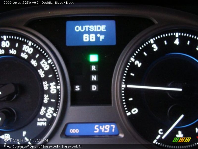 Obsidian Black / Black 2009 Lexus IS 250 AWD