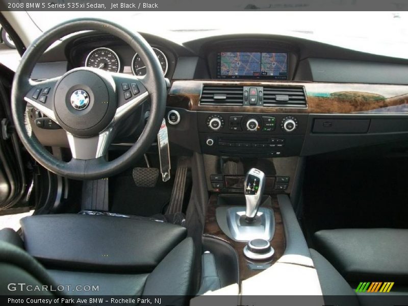 Jet Black / Black 2008 BMW 5 Series 535xi Sedan