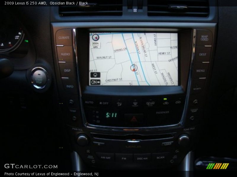 Obsidian Black / Black 2009 Lexus IS 250 AWD