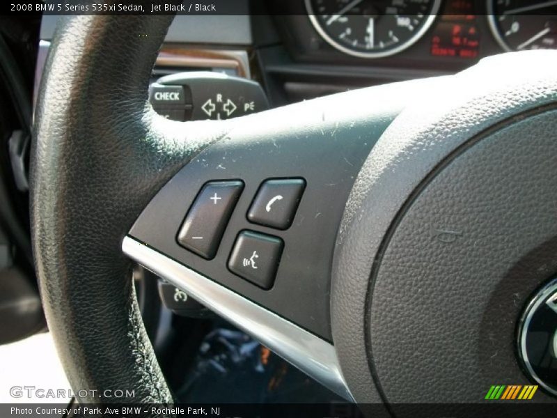 Jet Black / Black 2008 BMW 5 Series 535xi Sedan