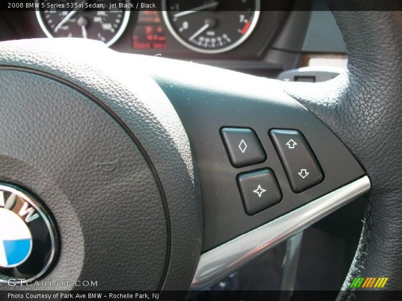 Jet Black / Black 2008 BMW 5 Series 535xi Sedan