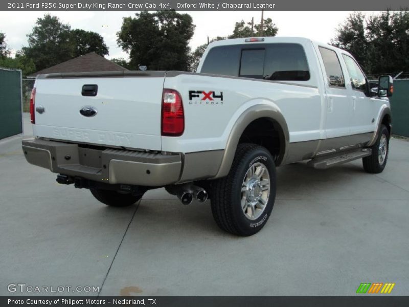 Oxford White / Chaparral Leather 2011 Ford F350 Super Duty King Ranch Crew Cab 4x4