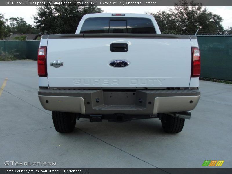 Oxford White / Chaparral Leather 2011 Ford F350 Super Duty King Ranch Crew Cab 4x4