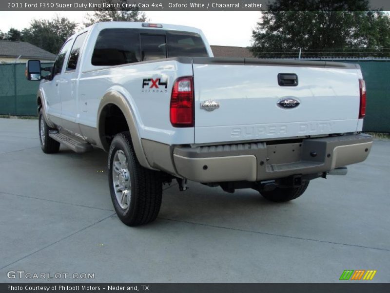 Oxford White / Chaparral Leather 2011 Ford F350 Super Duty King Ranch Crew Cab 4x4