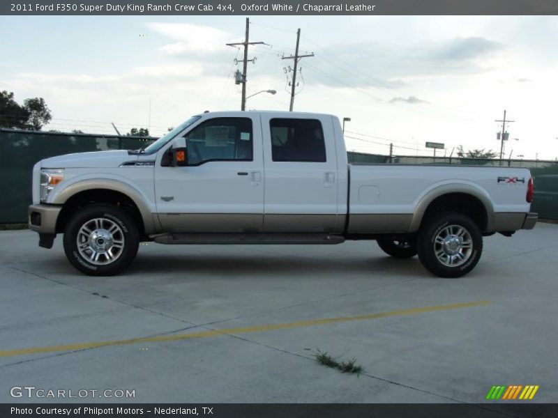 Oxford White / Chaparral Leather 2011 Ford F350 Super Duty King Ranch Crew Cab 4x4