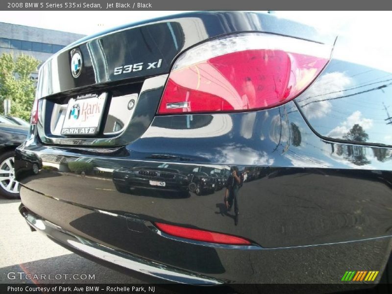 Jet Black / Black 2008 BMW 5 Series 535xi Sedan