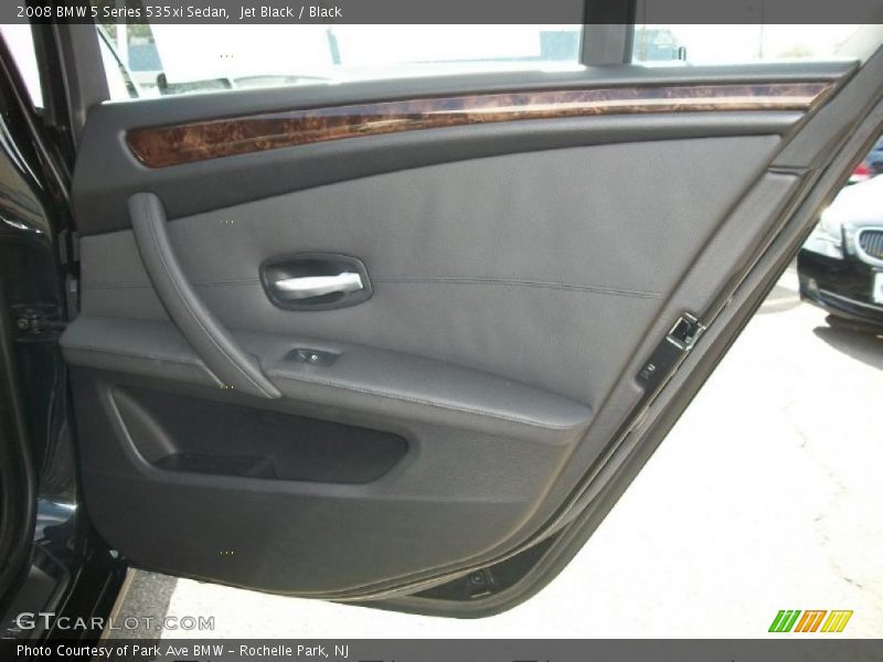 Jet Black / Black 2008 BMW 5 Series 535xi Sedan