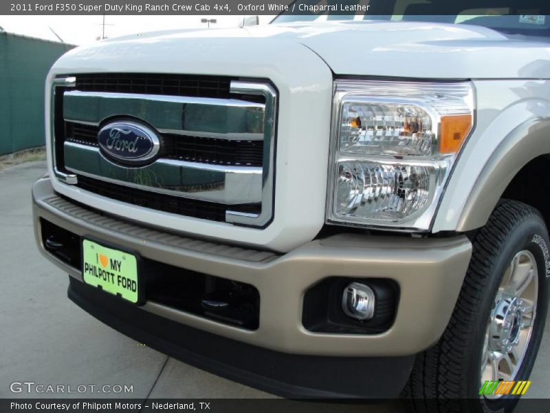 Oxford White / Chaparral Leather 2011 Ford F350 Super Duty King Ranch Crew Cab 4x4
