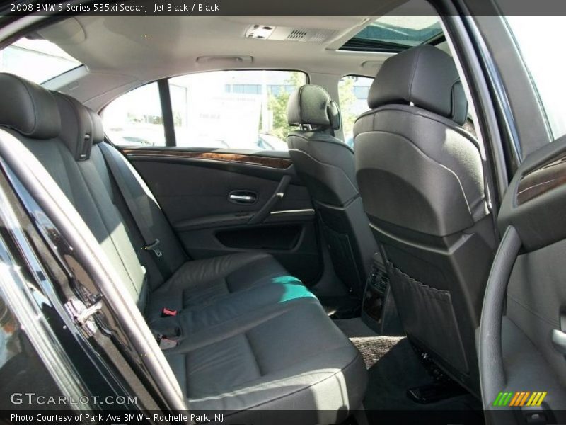 Jet Black / Black 2008 BMW 5 Series 535xi Sedan