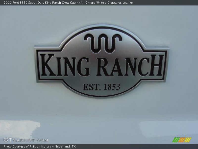  2011 F350 Super Duty King Ranch Crew Cab 4x4 Logo