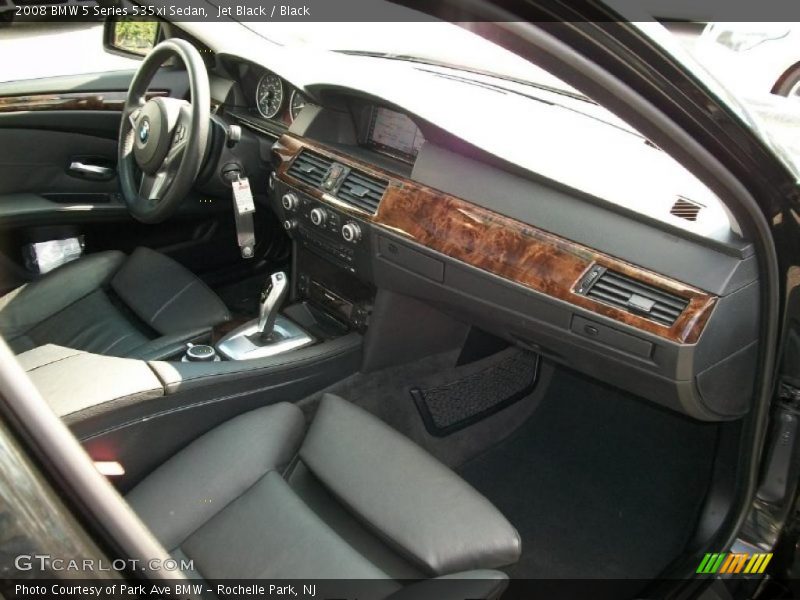 Jet Black / Black 2008 BMW 5 Series 535xi Sedan