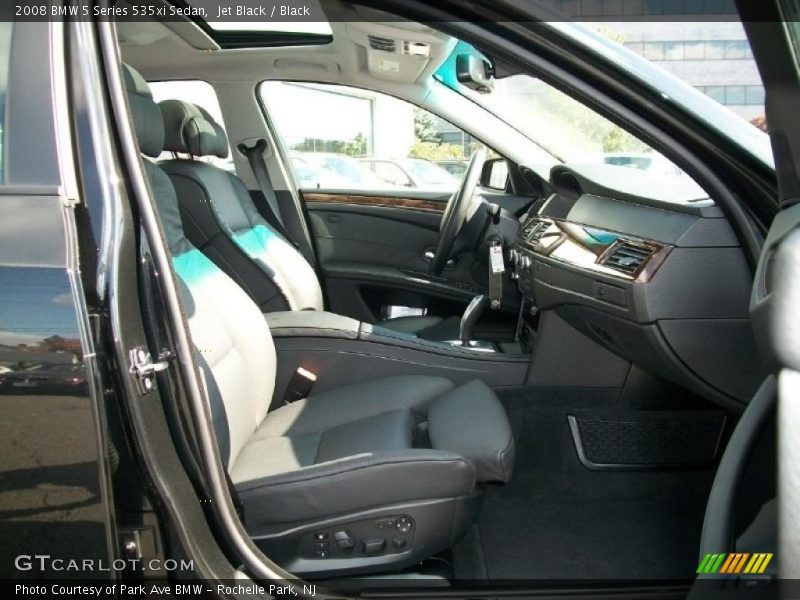 Jet Black / Black 2008 BMW 5 Series 535xi Sedan