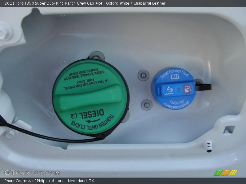 Info Tag of 2011 F350 Super Duty King Ranch Crew Cab 4x4