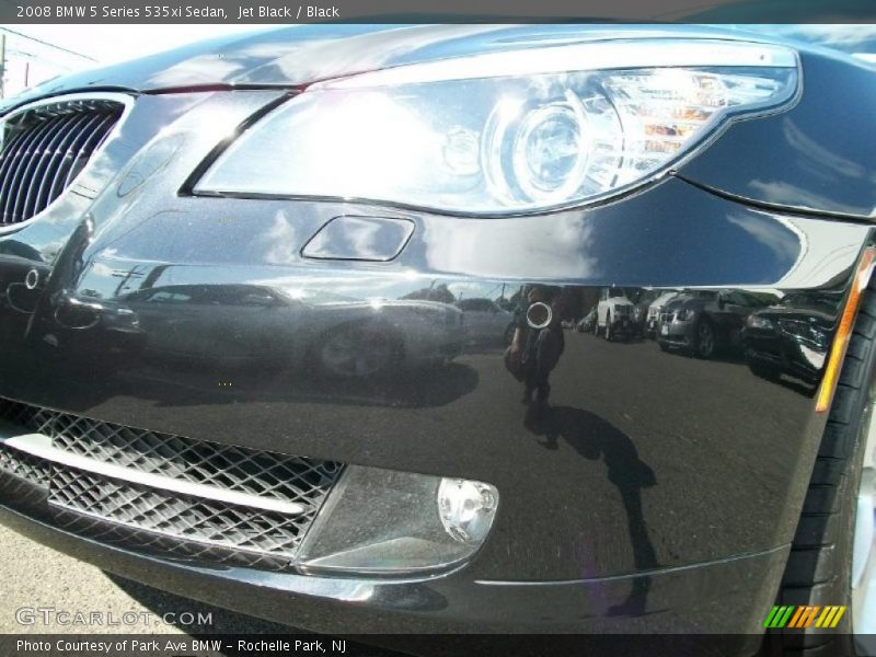Jet Black / Black 2008 BMW 5 Series 535xi Sedan