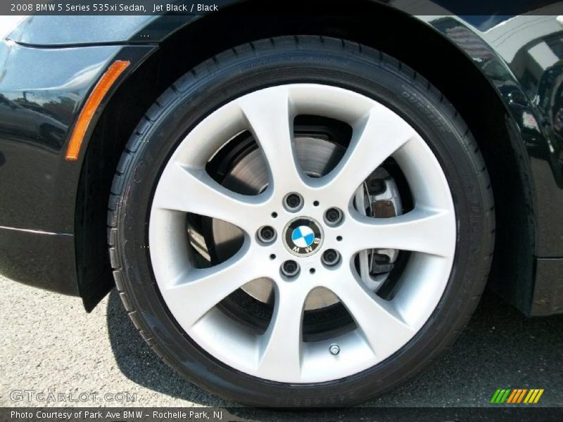 Jet Black / Black 2008 BMW 5 Series 535xi Sedan
