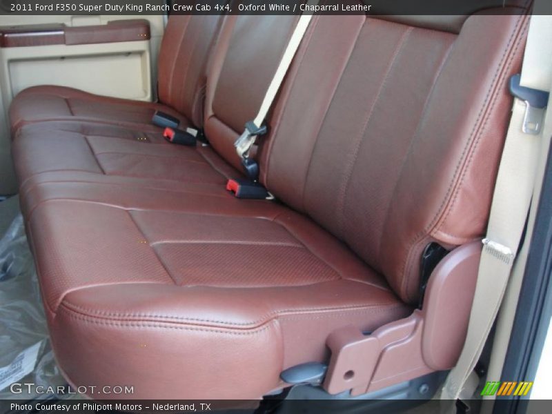 Oxford White / Chaparral Leather 2011 Ford F350 Super Duty King Ranch Crew Cab 4x4