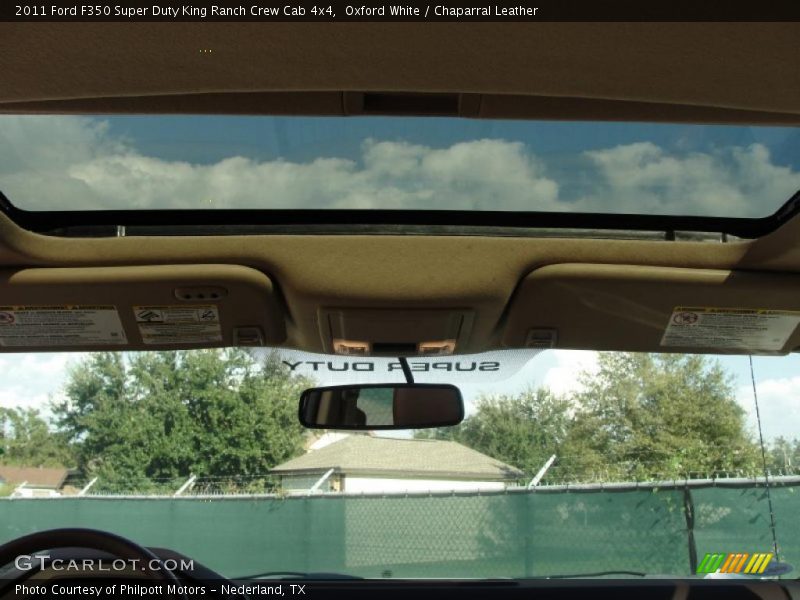 Oxford White / Chaparral Leather 2011 Ford F350 Super Duty King Ranch Crew Cab 4x4