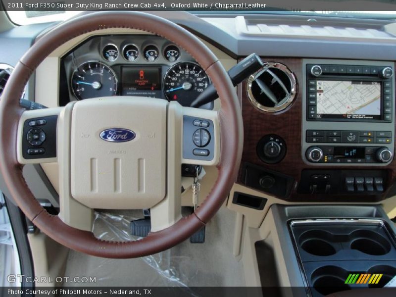 2011 F350 Super Duty King Ranch Crew Cab 4x4 Chaparral Leather Interior