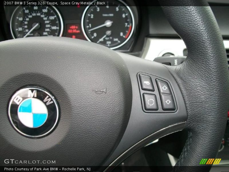 Space Gray Metallic / Black 2007 BMW 3 Series 328i Coupe