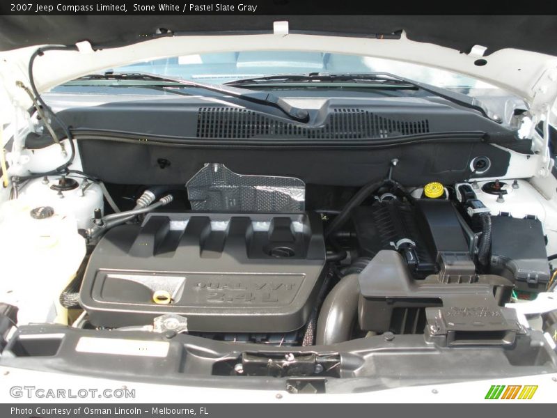 Stone White / Pastel Slate Gray 2007 Jeep Compass Limited