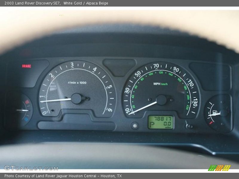  2003 Discovery SE7 SE7 Gauges